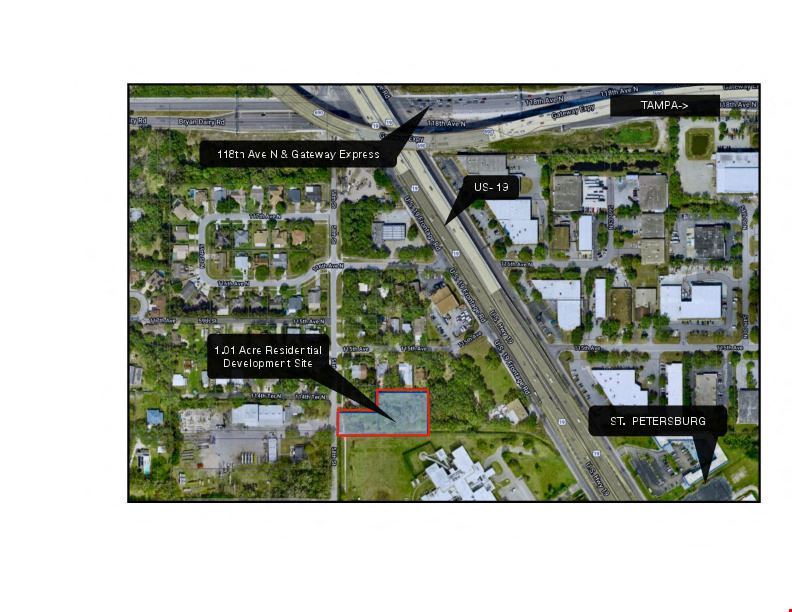 1.01 Acre - 58th Street North 11 Units Residential Development Opportunity