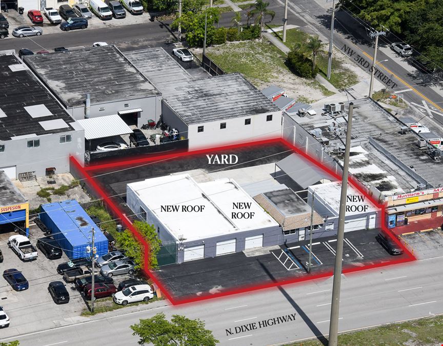 High-Visibility Dixie Highway Outside Storage & Retail Opportunity with New Roof