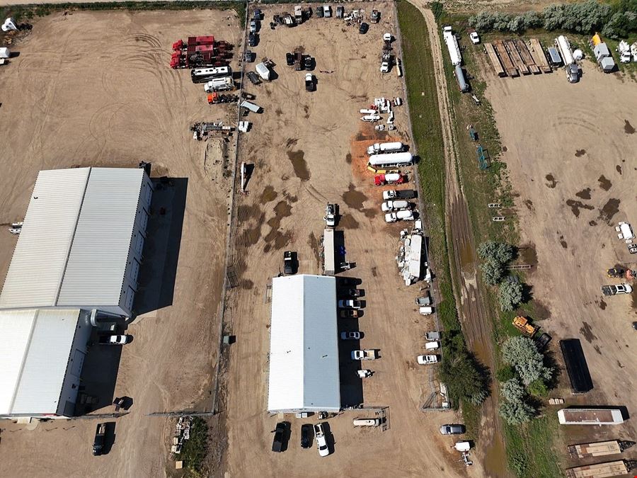 ±5,000 SF Shop with Office | ±2.7 Acre Fenced and Stabilized Yard