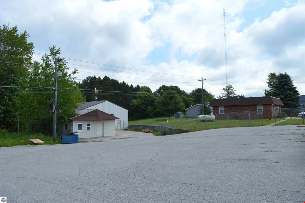300 Ft of M-72 Frontage with 2 Acres of Flexible Office, Warehouse, and Fleet Space