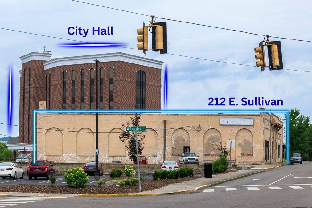 Music Venue or Brewery - Historic Ford Dealership. Semi-Truck Access. Downtown.