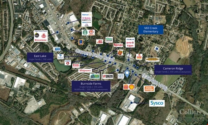 ±3.81 Acres for Sale Near Pineview Road and Garners Ferry Road Intersection | Columbia, SC