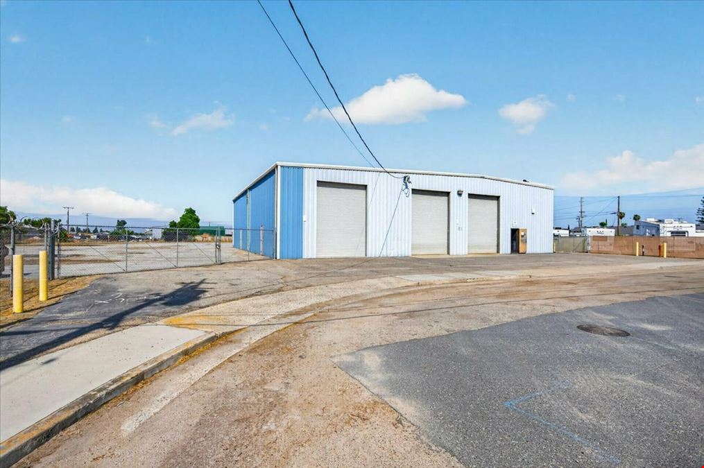 ±6,375 SF WAREHOUSE + ±1.75 AC LAND FOR LEASE IN PORTERVILLE, CA
