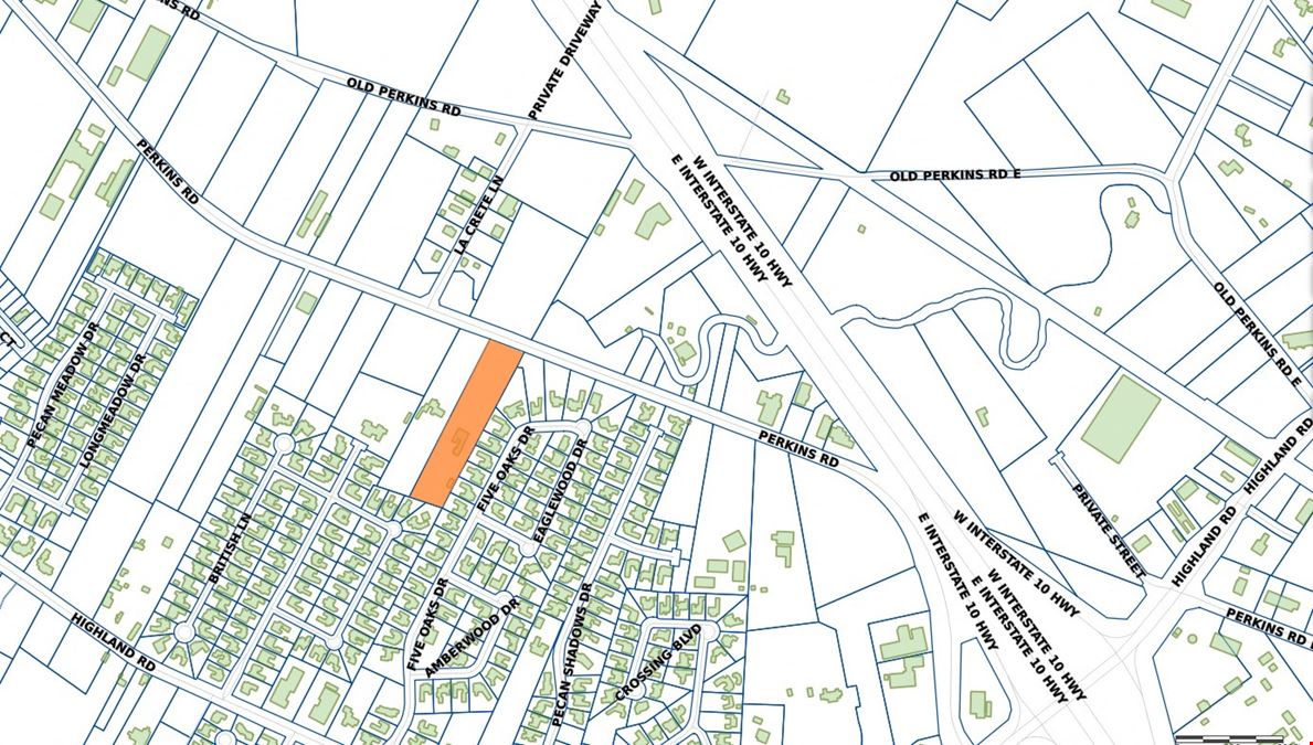 4.43 Acres on Perkins Rd For Sale