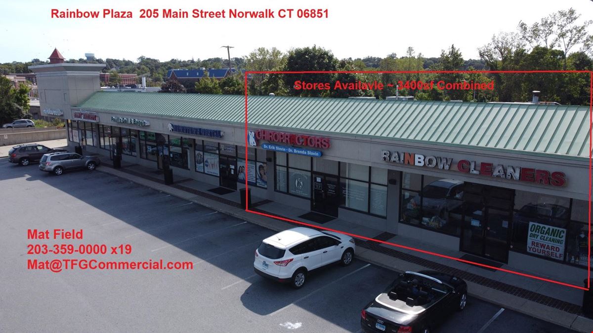 Rainbow Plaza  205 Main Street Norwalk CT