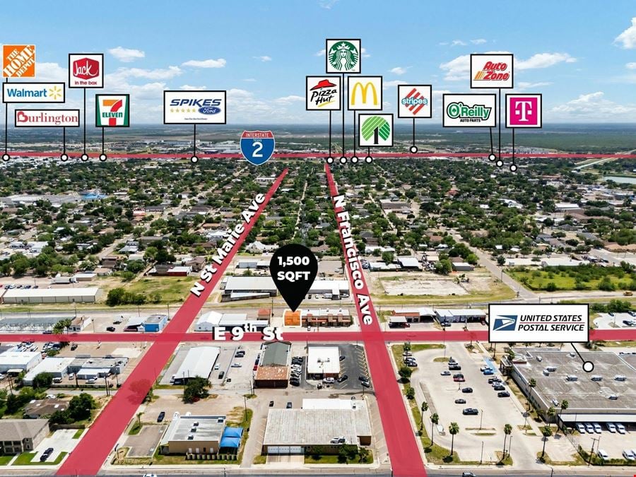 1,500 SF Available | Mission TX
