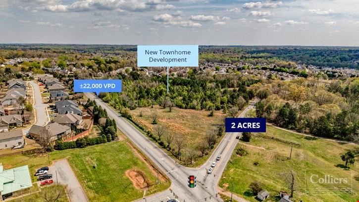±2-Acre Corner Site for Sale in Simpsonville, SC