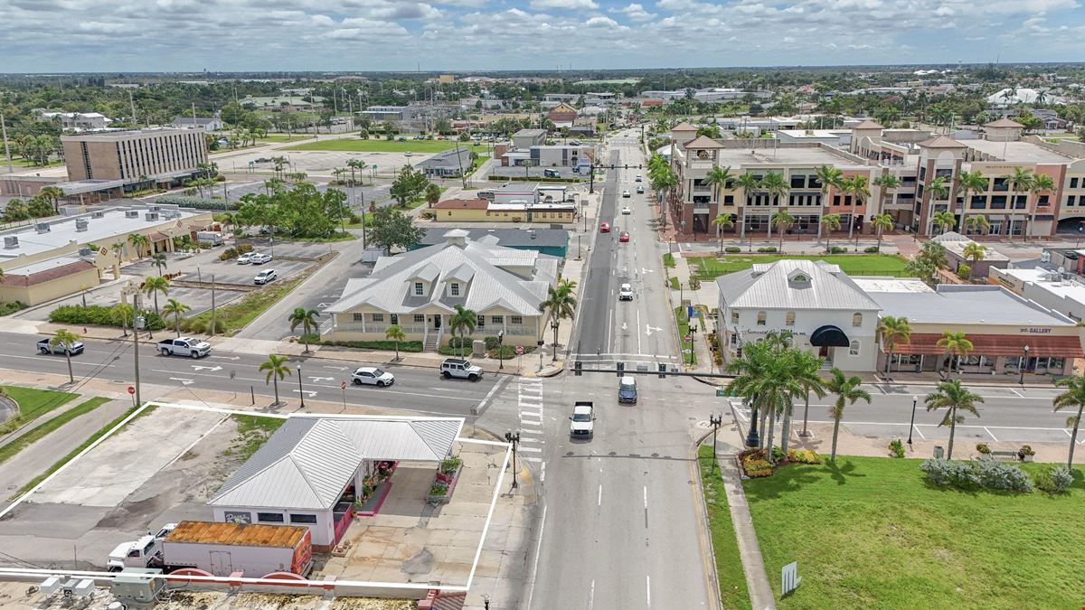 Free-standing Retail at Signalized Corner