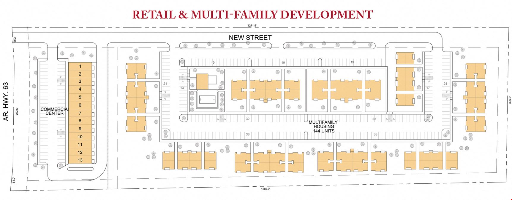 Commercial Lot for Sale - ±14.51 Acres - Will Subdivide