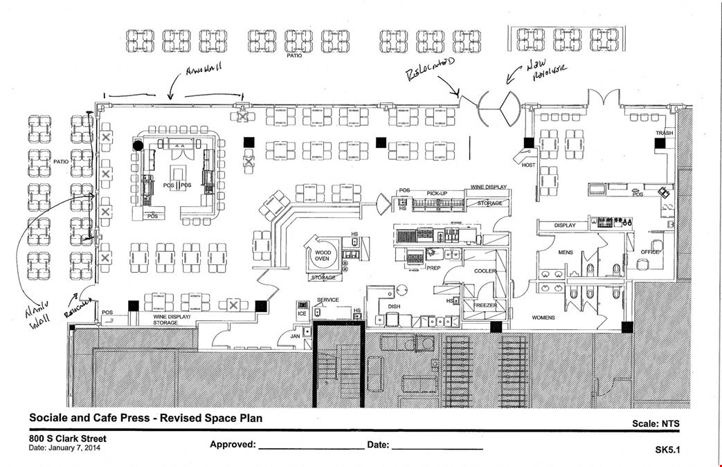 2nd Generation Restaurant/Cafe Space at AMLI Lofts in Chicago's South Loop