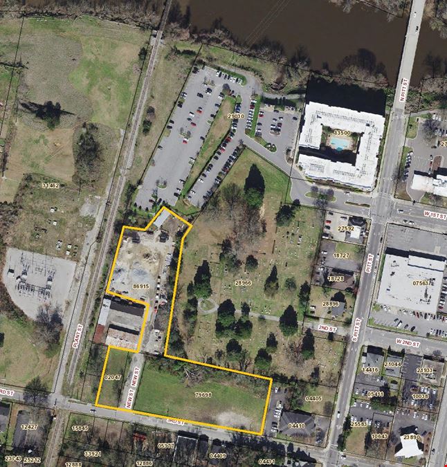 3.3 Acres Near ECU in Downtown Greenville, NC