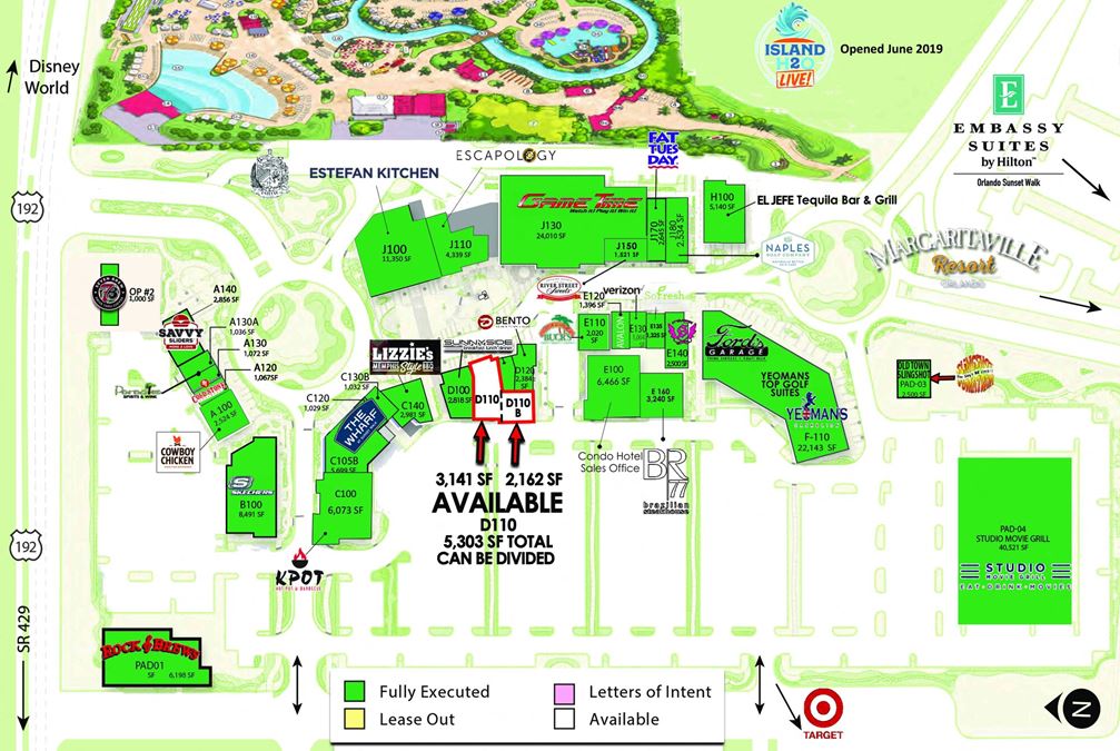Promenade at Sunset Walk - Margaritaville Resort Orlando