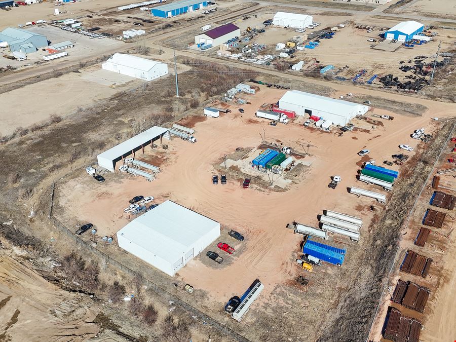 ±12,500 SF Shop(s) | Fenced and Stabilized ±5.53 Acre Yard