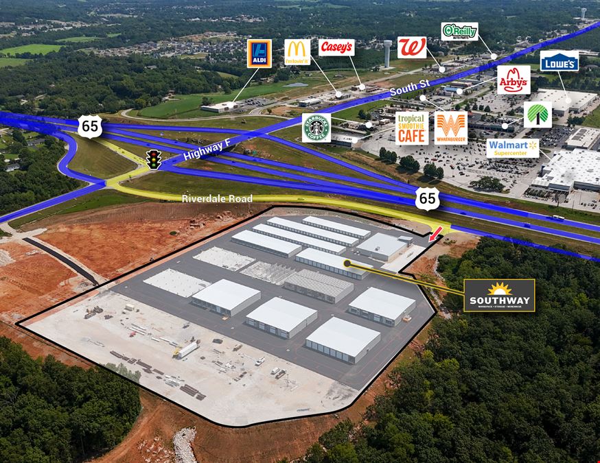 Southway Luxury Storage | 1,400–2,240 SF Units
