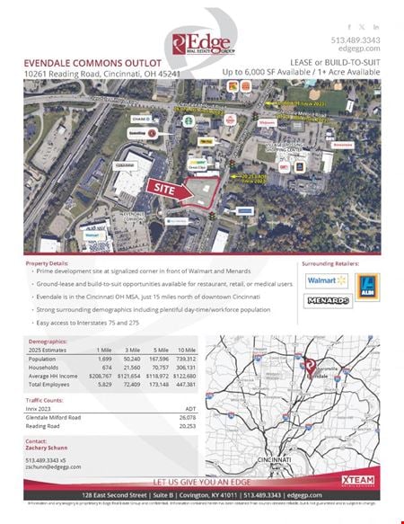 Preview of commercial space at 10261 Reading Road