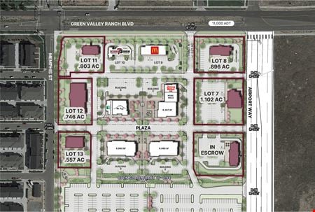 Preview of Retail space for Sale at Green Valley Ranch Blvd and Pena - SWC