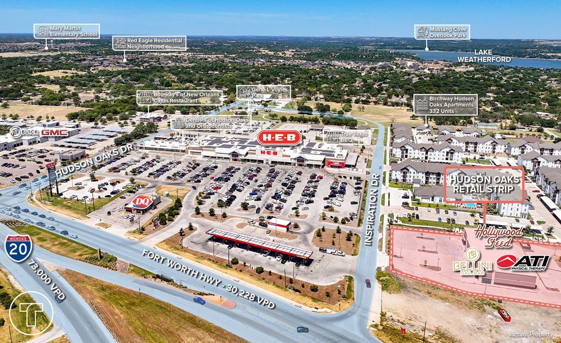 HEB Anchored Hudson Oaks Retail Strip