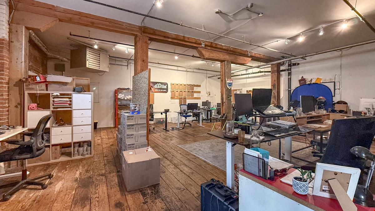 Commercial space available in the Old Cannery Building, an iconic three-storey brick building in Downtown Kelowna