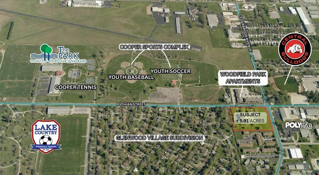 ±5.91 ACRES MULTIFAMILY LAND IN EAST SPRINGFIELD