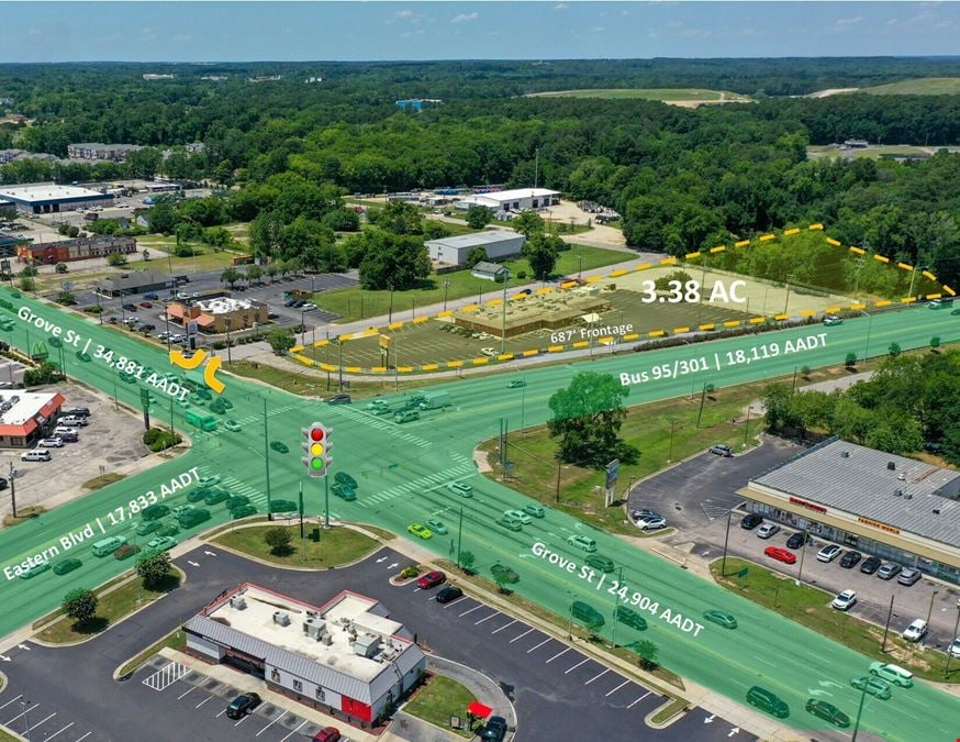 3.38 Acres with Strong Traffic Counts