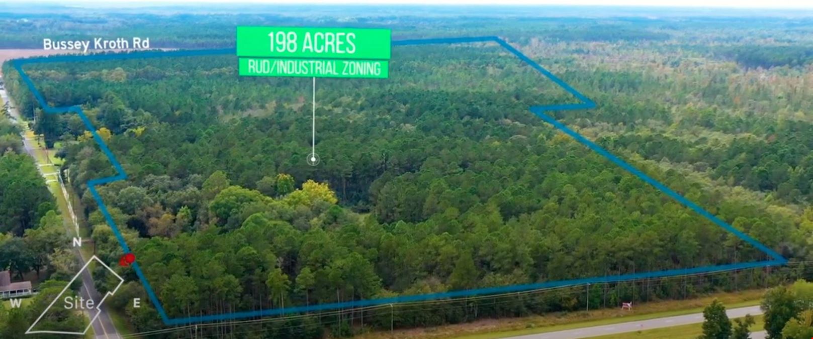 HALFWAY BETWEEN SAVANNAH & CHARLESTON PORTS - 190.23 Acres - 5 Miles From Exit 38 on I-95 | FOREIGN TRADE ZONE STATUS.