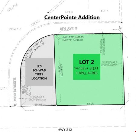 Preview of commercial space at LOT 2 CENTERPOINT ADD CITY LANDS 33-117-52