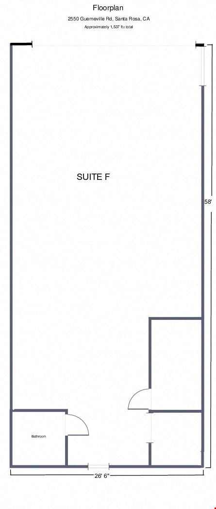 Preview of Retail space for Rent at 2550 Guerneville Road