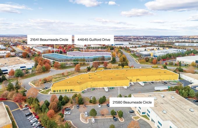 Preview of Industrial space for Rent at 21580/21641 Beaumeade Circle & 44645 Guilford Drive