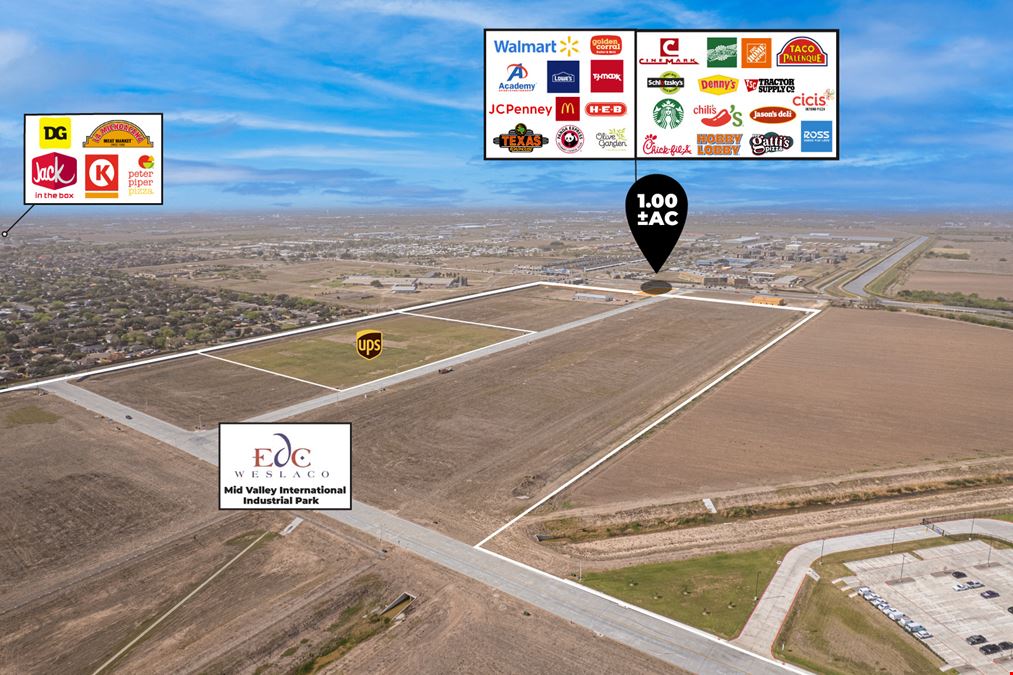 Ground Lease ( 1 AC )  | Weslaco TX