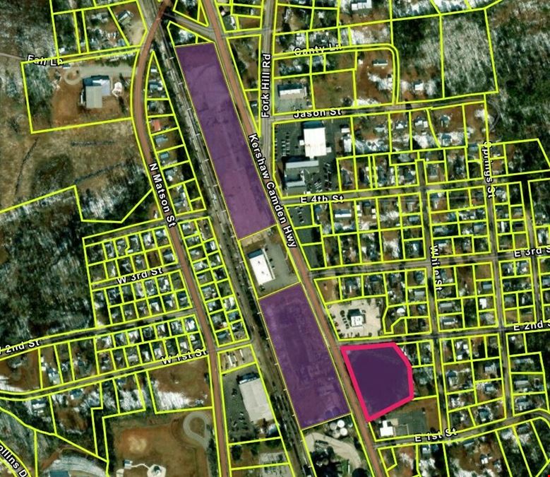 Rail Served Heavy Industrial Land - 7.6 Acres - With Separate 1.85 Acre HI Parcel Included - Lancaster TMS#'s 0156A-0E-002.0 & 0156H-0E-009.00