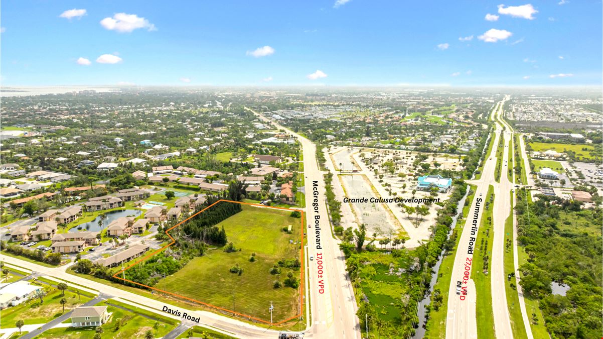 4.3± Acre Commercial Development Site | McGregor Blvd | Fort Myers, FL