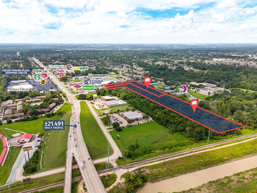 Up to ±7.87 Acre Development Site on Siegen – Multifamily or Office Potential