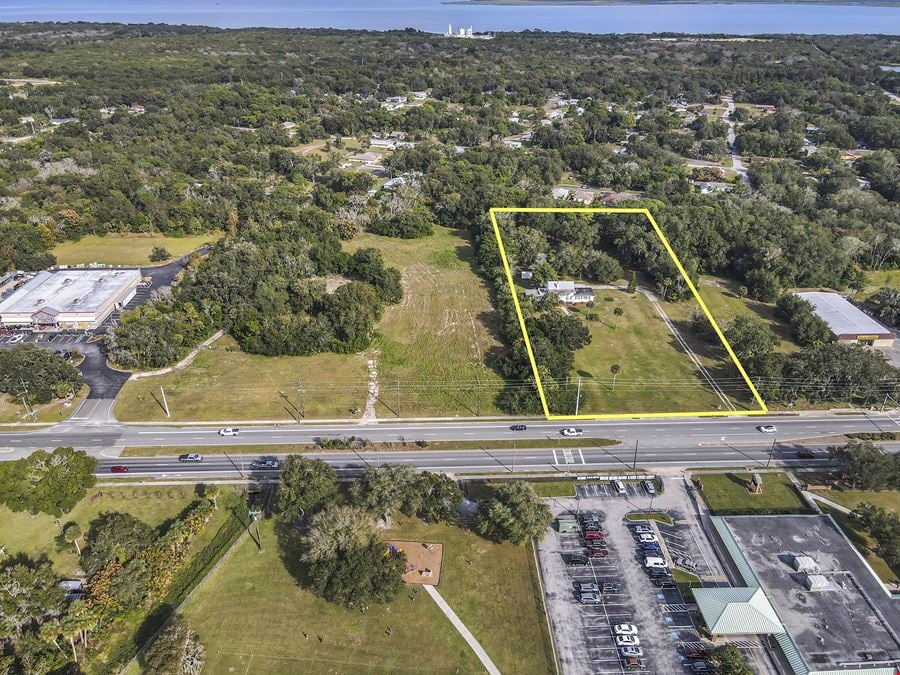 Prime Commercial 3.02+- Acres With Existing Single Family Residence- “Mims-Space Coast Florida"