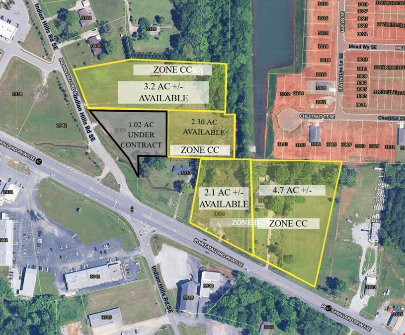 12.3 Acres +/-  For Sale