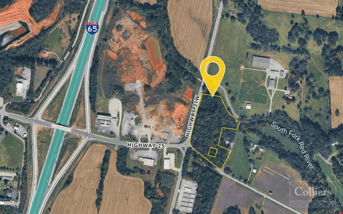 7.53 Acres Ground Lease Opportunity at the NE Corner of Hwy 25 and Hwy 31W in Cross Plains