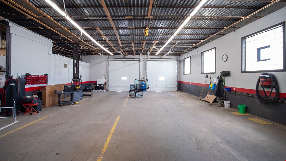 Drive-in ready 2-bay shop 