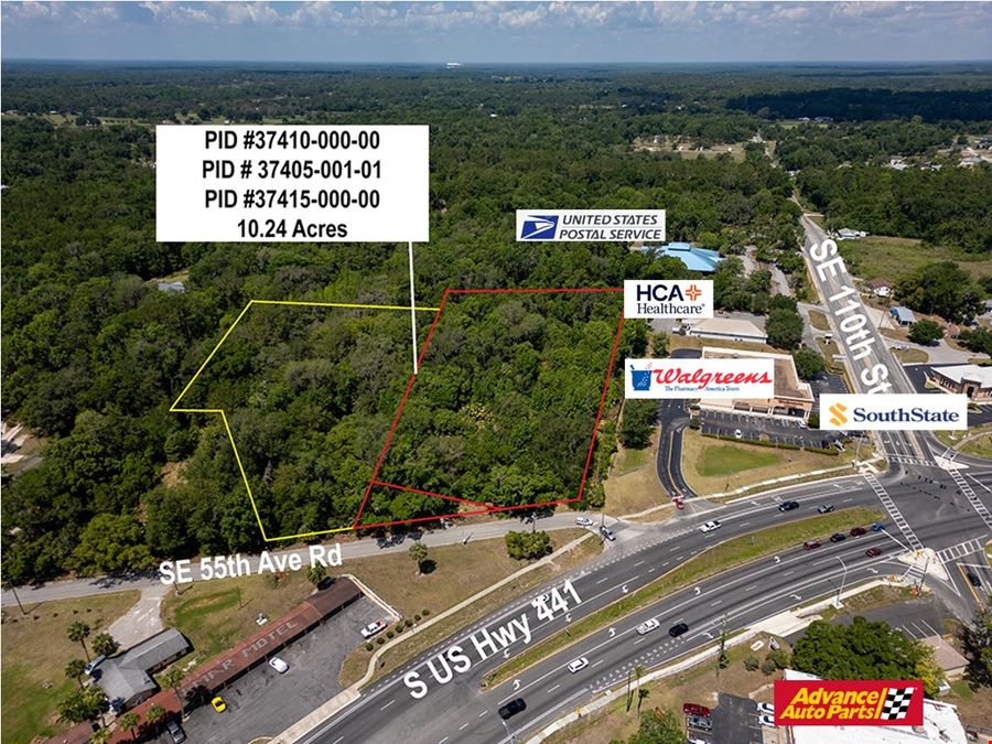5.09 Acres Zoned B-2 in the City of Belleview