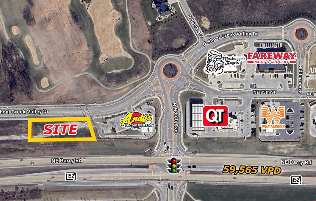 Pad Site for Lease - 152 Hwy & Shoal Creek Valley Dr, Liberty, MO
