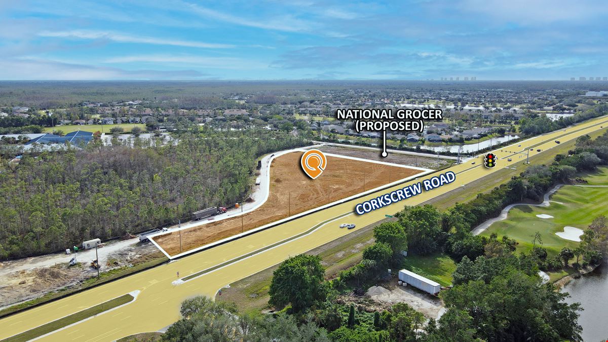 Estero Retail Pad Adjacent to Future National Grocer