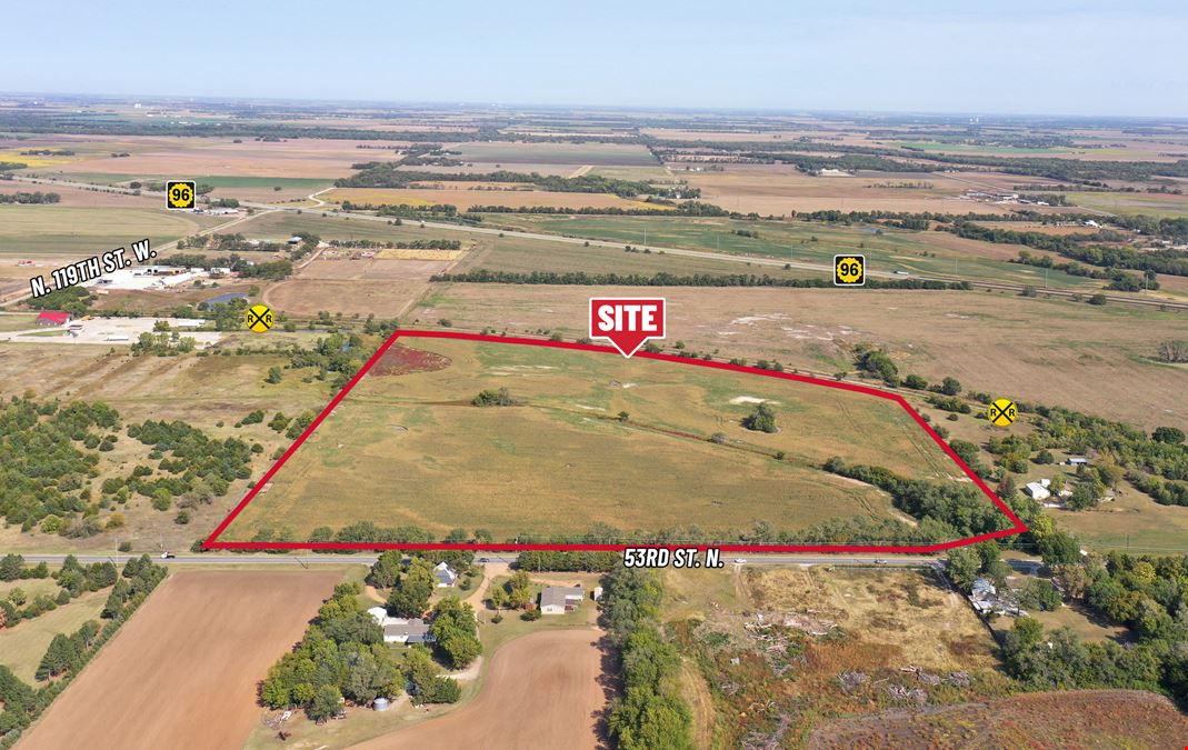 Development Land in Maize Kansas 00000 W 53rd St. North, Maize, KS