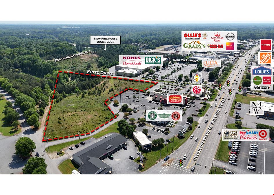Commercial Land for Sale/Lease - Anderson, SC