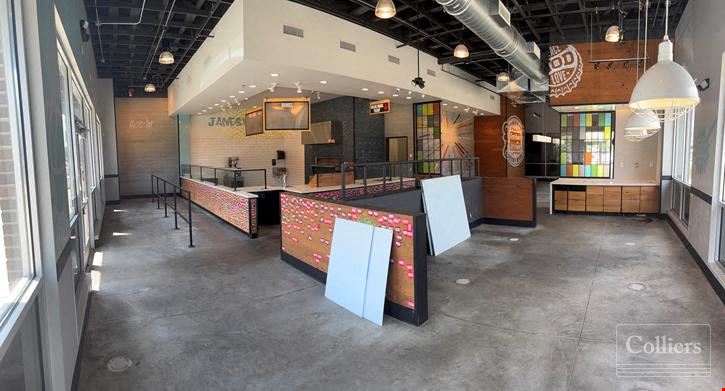 Prominent 2,800 sq. ft. QSR with Large Patio For Lease on Milton Ave