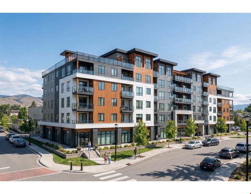 State-of-the-art, commercial units in a brand-new mixed-use complex 