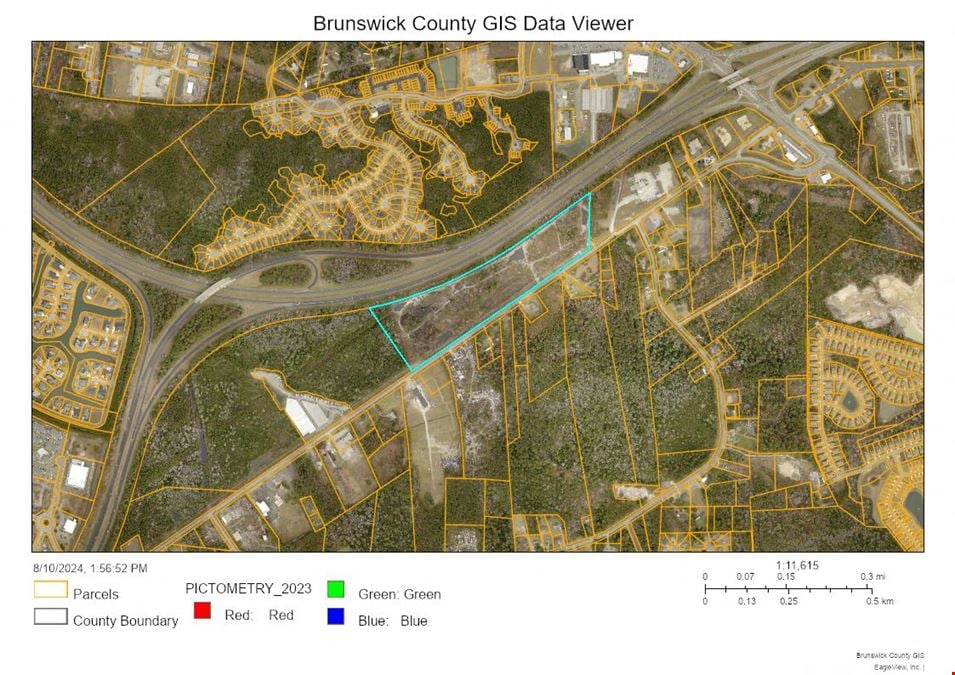 Belville Brunswick Co NC 26 Acre Commercial Site