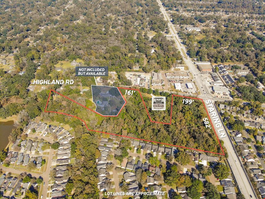 +/-9.44 Acre Lot in Opportunity Zone on Highland Rd / Staring Ln