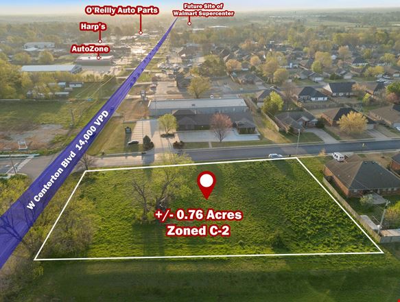 Preview of VacantLand space for Rent at 1101 W Centerton Blvd