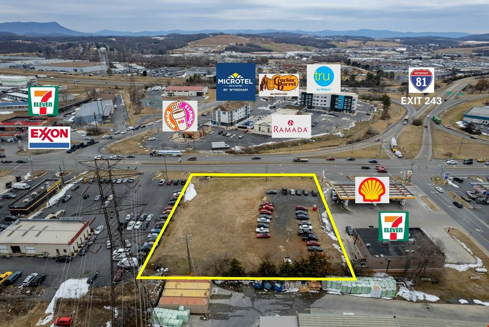 FOR LEASE / BUILD-TO-SUIT – ±0.91 Acre | I-81 Exit 243