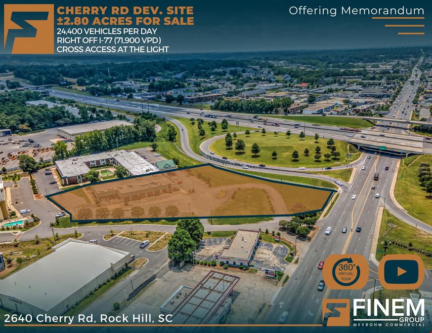 2.8 AC Development Site in Rock Hill, SC