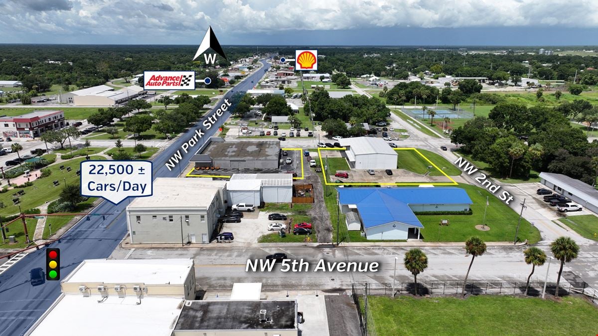 Downtown Okeechobee Retail Space & Industrial Warehouse