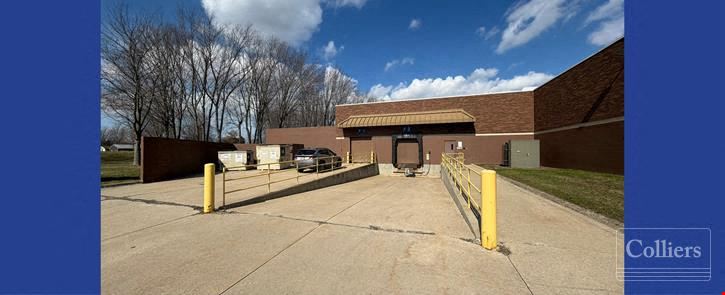 99,600 SF of Industrial Facility on a 12.15-acres available in Amherst, Ohio